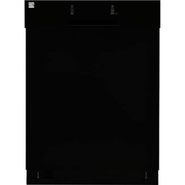 24 in. Touch Control Standard Built-In Dishwasher in Black with 7-Cycles and 45 DBA