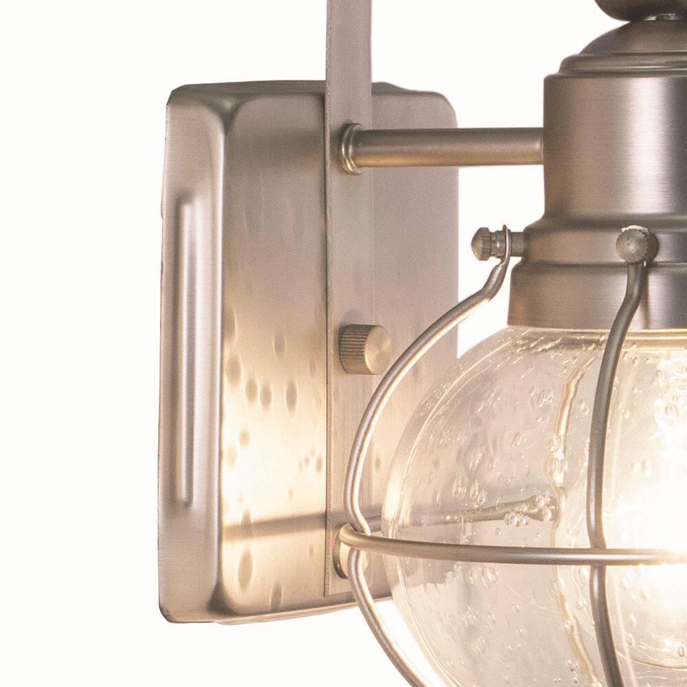 Chatham Brushed Nickel Nautical Lantern Sconce