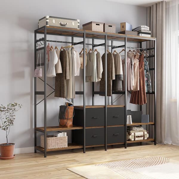 LIFE FURNITURE　IRON HANGER RACK Amazon.com: VANDNALI Vintage Iron Pipe Garment Rack, Floor