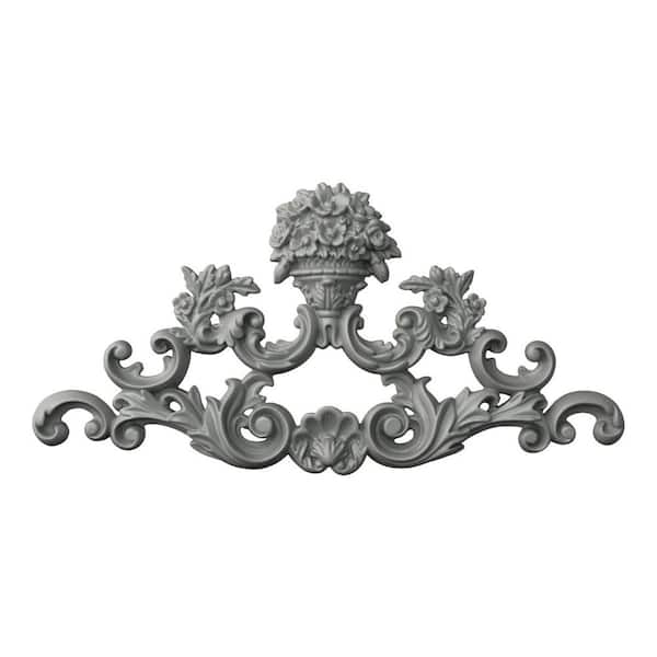 Ekena Millwork 1.00 in. x 13.625 in. x 6.25 in. Polyurethane Applique and Onlay Moulding