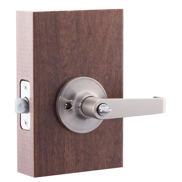 Copper Creek Avery Satin Stainless Privacy Bed/Bath Door Handle