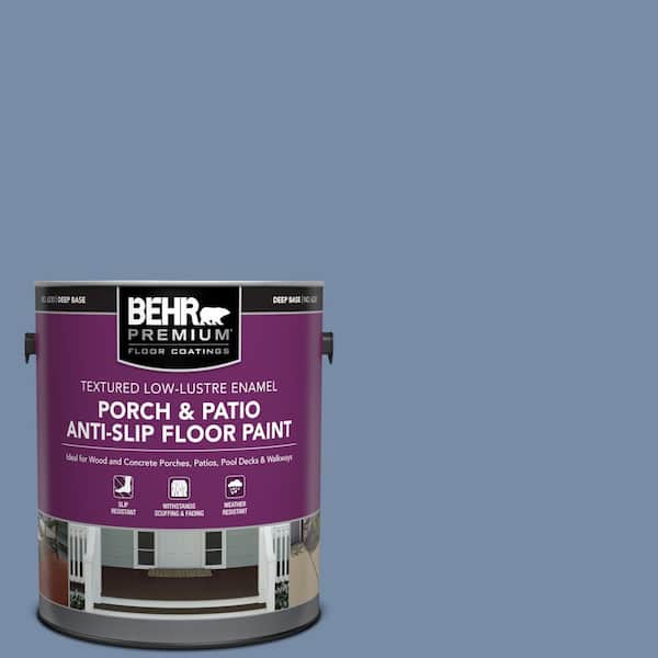 BEHR PREMIUM 1 gal. #590F-5 Magic Spell Textured Low-Lustre Enamel Interior/Exterior Porch and Patio Anti-Slip Floor Paint