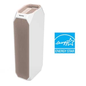 210 sq. ft. Portable Air Purifier with Filter in White