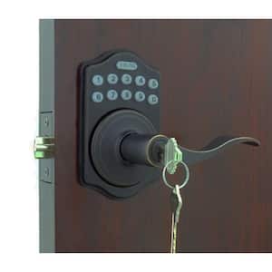 E Digital E-985 Antique Bronze Electronic Handle Lock Remote Capable