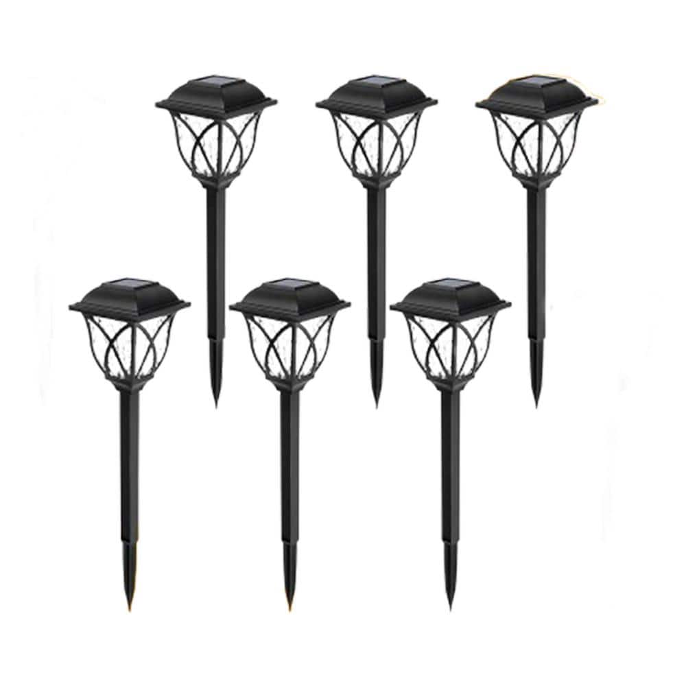 Outdoor Waterproof LED Solar Garden Lights-6 Pack