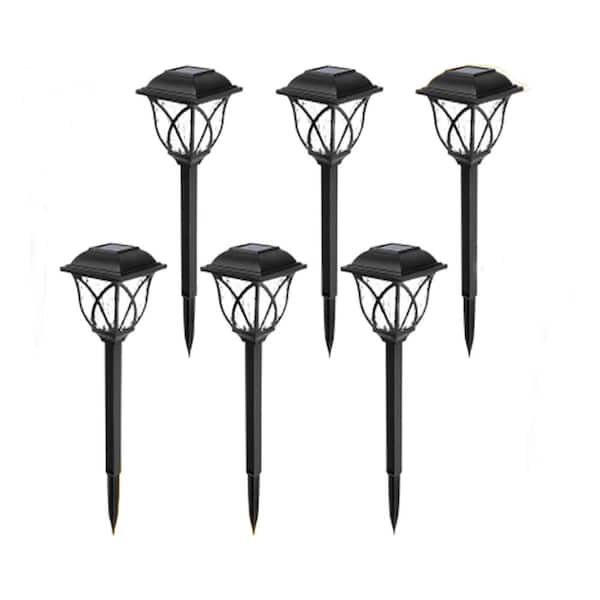 Outdoor Waterproof LED Solar Garden Lights-6 Pack