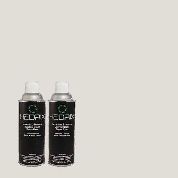 Hedrix 11 oz. Match of 790E-1 Subtle Touch Flat Custom Spray Paint (2-Pack)