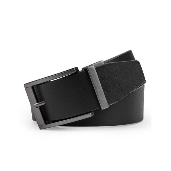 Angled Buckle Reversible Belt - Brown