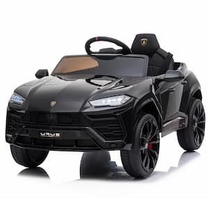 Ride On Car 12V Battery Licensed Lamborghini Urus Remote Control MP3 Music Black 