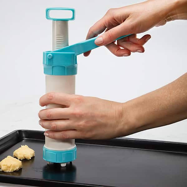 Super Shooter Battery Operated Cookie Press Complete Set in 