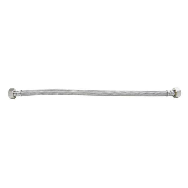 Plumbshop 1/2 in. FIP x 1/2 in. FIP x 16 in. Braided Stainless Steel Faucet Supply Line