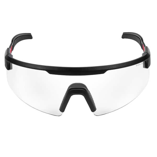 Milwaukee Wrap Around Safety Glasses-Clear Anti-Scratch Lenses 48
