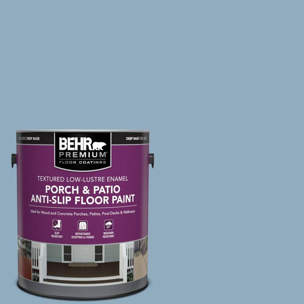 1 gal. #BIC-10 Cotton Denim Textured Low-Lustre Enamel Interior/Exterior Po