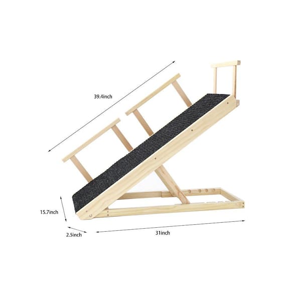 Dog Ramp, Pet Ramp, Portable Ramp for Your Pet With Adjustable Heights 