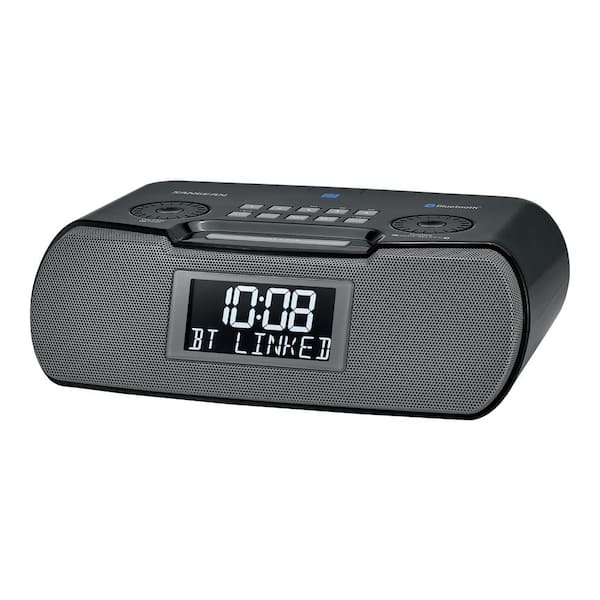Sangean FM/AM/Bluetooth/Aux-in/USB Charging Digital Tuning Alarm Clock  Radio RCR-20 The Home Depot