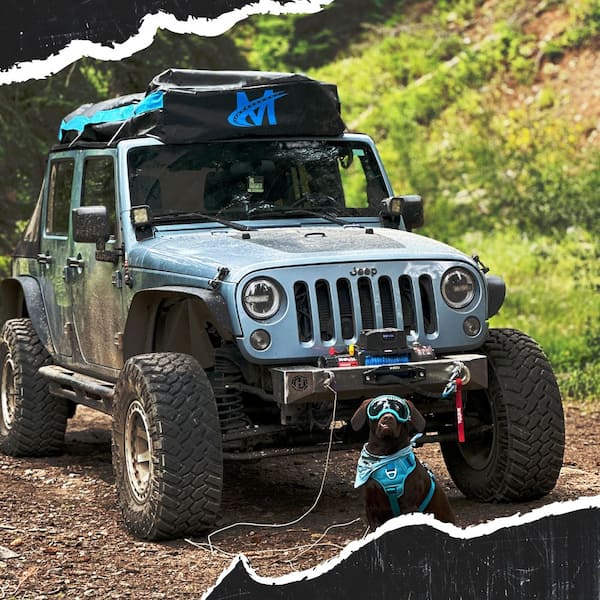 35 cu. ft. Waterproof Rooftop Cargo Carrier Bag 80 in. x 40 in. x 19 in. Roof Bag with Storage Bag and Accessories, Blue