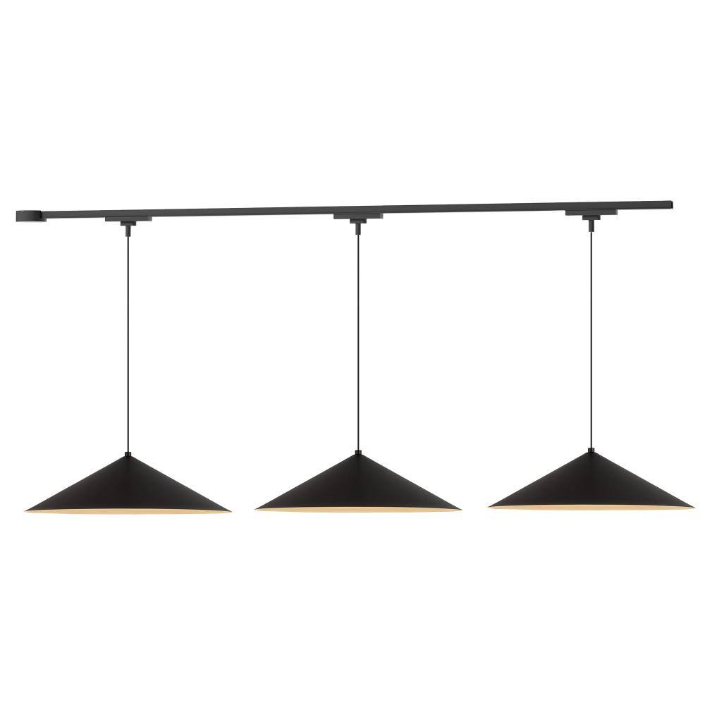 Luiz 3 Light Black dimmable 4000K LED Trilo Track Ceiling Kit price history on PriceWatchPro