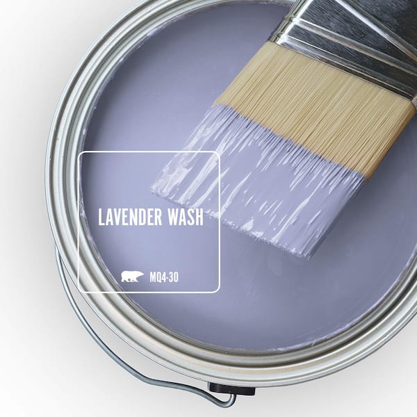 BEHR PREMIUM PLUS 8 oz. #MQ4-30 Lavender Wash Satin Enamel Interior/Exterior  Paint & Primer Color Sample B370016 - The Home Depot