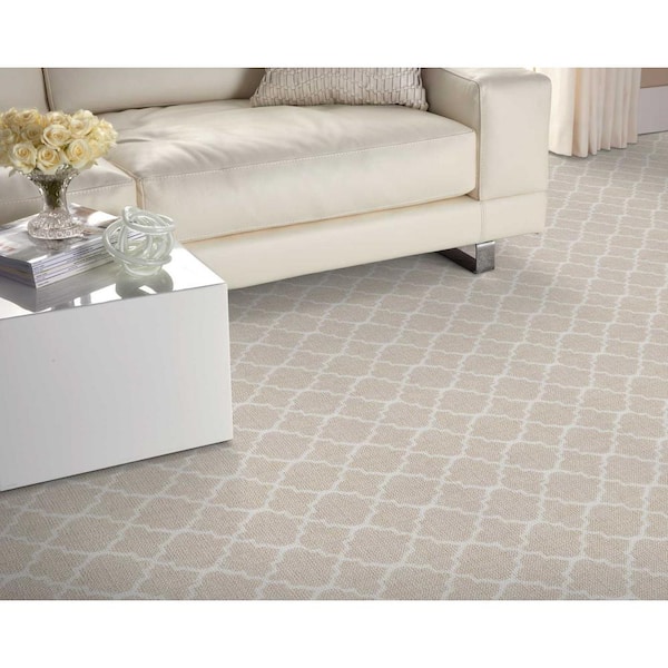 Verandah Papyrus Brown 13.2 ft. 36 oz. Polyester Pattern Carpet - Installation Required