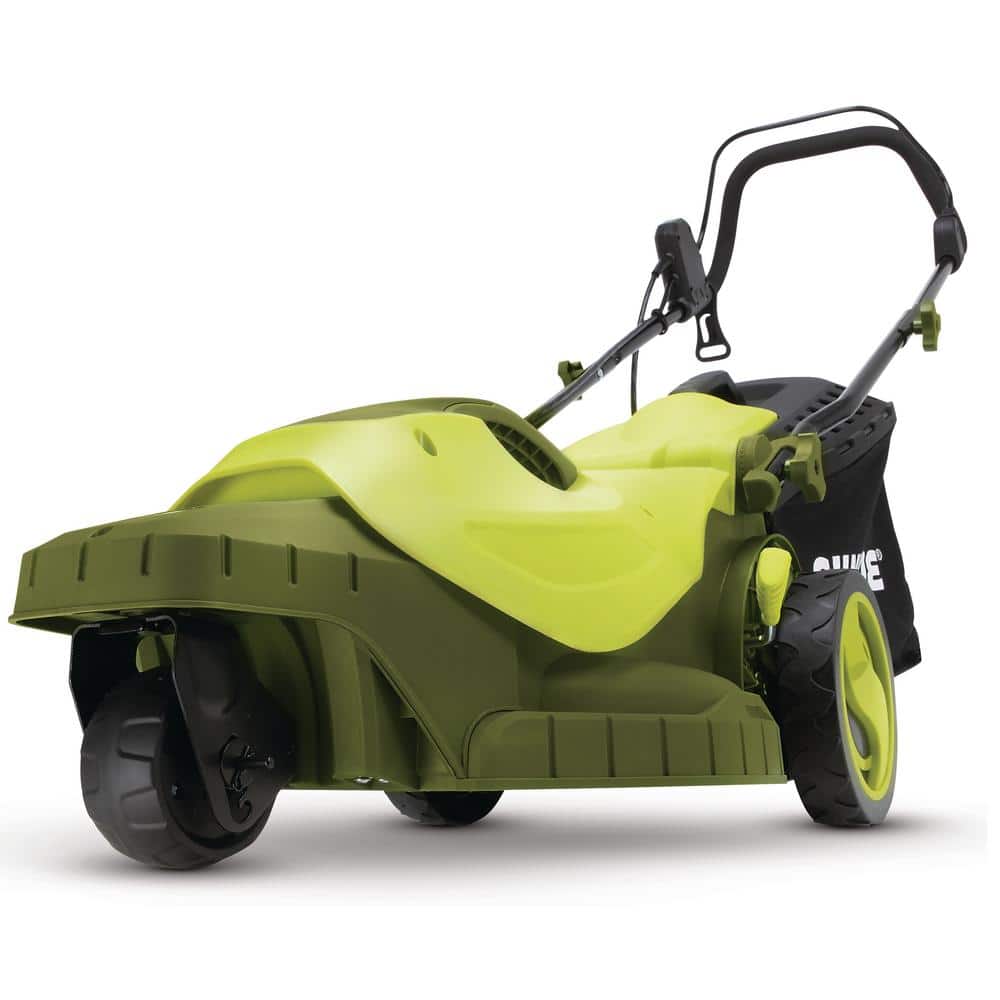 Reviews for Sun Joe 16 in. 12 Amp 360-degree 3-Wheel Corded Electric  Walk-Behind Push Lawn Mower