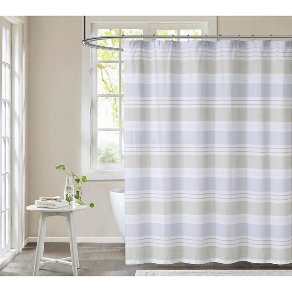x 72 in White or Cream Curtain 70 in Satin Stripe Hotel Fabric Shower Curtain 