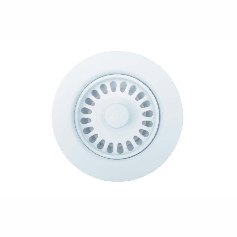 Blanco 3.5 in. Decorative Sink Waste Flange in White-441096 - The Home ...