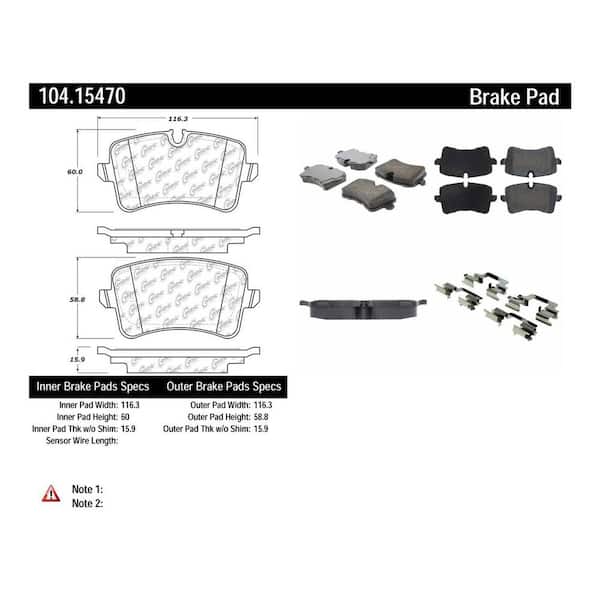 Centric Parts Disc Brake Pad Set