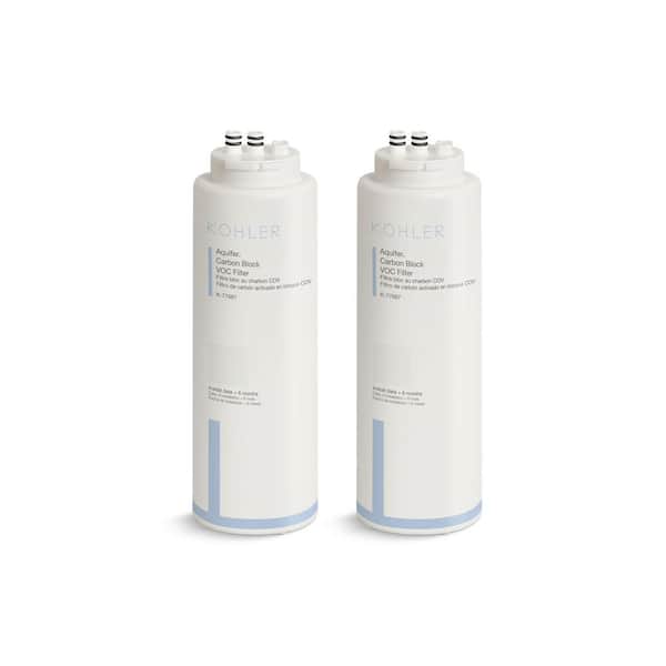 Aquifer Under-Sink Replacement Water Filter Cartridge (2-Pack)