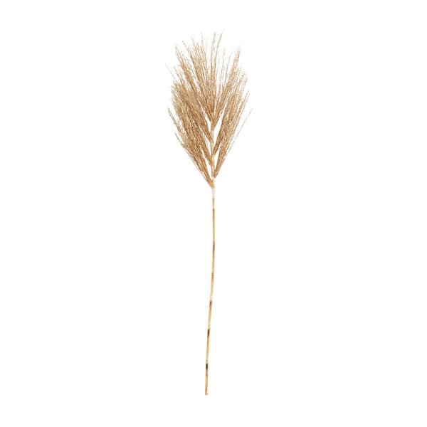 Litton Lane 58 in. Tall Palm Leaf Natural Foliage (1 Bundle)