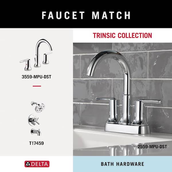 Delta Trinsic 18 in. Wall Mount Towel Bar Bath Hardware Accessory