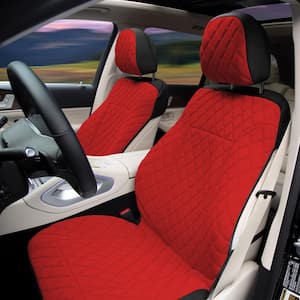 Prestige79 47 in. x 1 in. x 23 in. Diamond Stitch Neosupreme Front Car Seat Cover Set