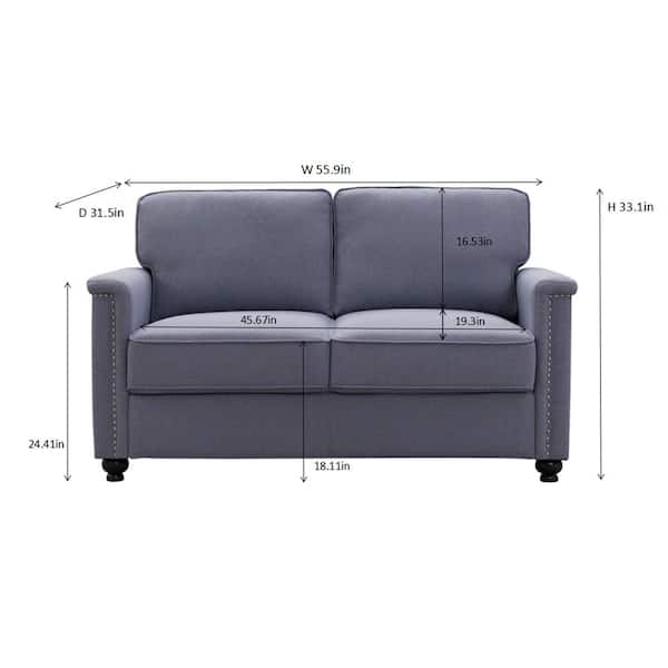 2 Seater Sofa Measurements | Baci Living Room