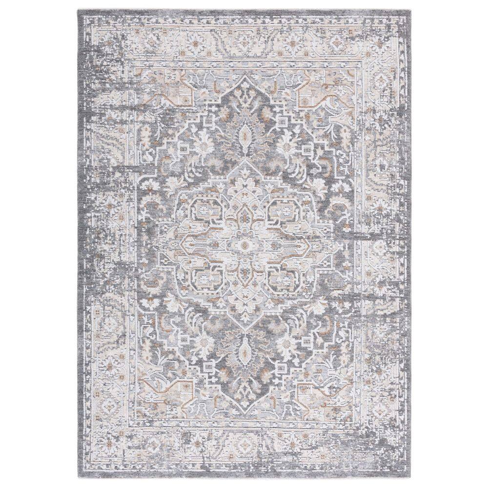 Finley 8 ft. x 10 ft. Dark Gray/Beige Ornate Medallion Area Rug price history on PriceWatchPro