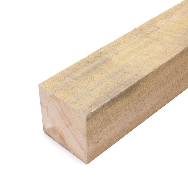 ProWood 5 in. x 5 in. x 8 ft. Rough Pressure-Treated Landscape Timber ...