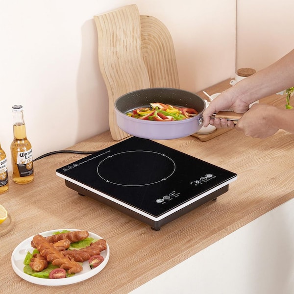 SKYSHALO 11 in. Portable Induction Cooktop 1800 W Electric