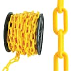 #8 x 50 ft. Plastic Chain, Yellow