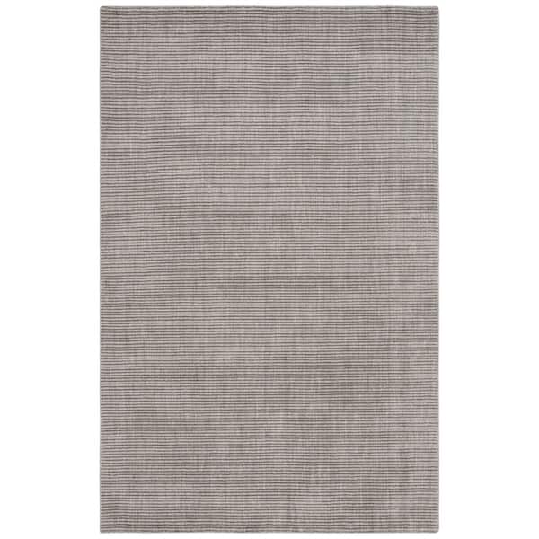 Himalaya 3 ft. x 5 ft. Dark Gray Crosshatch High-Low Area Rug