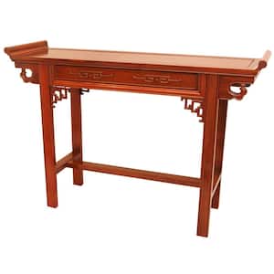 Qing Orange End Table