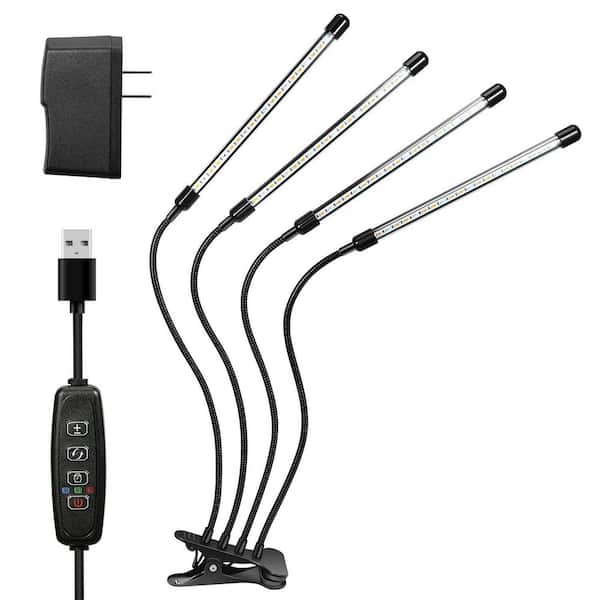 Grow Lights for Indoor Plants, 80-Watt 80 LEDs Plant Lights with Red Blue Full Spectrum 10 Dimmable Level