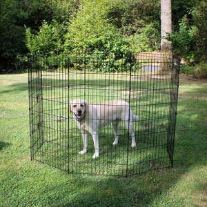 48 in. High Heavy Duty Exercise Pen with Stakes