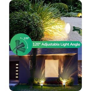 120-Volt Green Plug in Outdoor Waterproof Spotlight with 6 ft. Cord No Bulbs Included