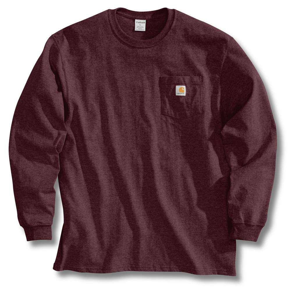 Carhartt Men's Regular XX Large Port Cotton Long-Sleeve T-Shirt