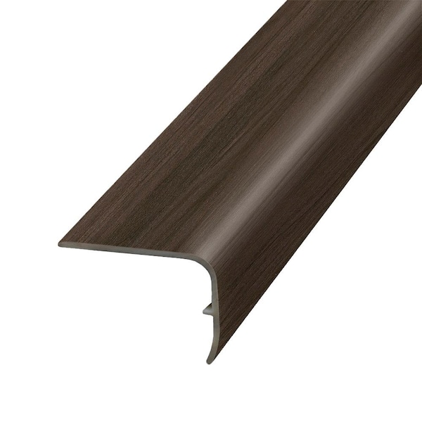 PERFORMANCE ACCESSORIES Shady Grove 1.32 in. Thick x 1.88 in. Wide x 78.7 in. Length Vinyl Stair Nose Molding