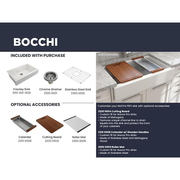 Nuova Pro 34 in. Short Apron Drop-In/Undermount Single Bowl Sapphire Blue Fireclay Kitchen Sink with Grid in. Strainer