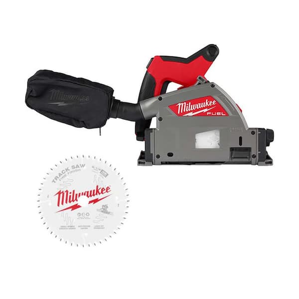 M18 FUEL 18V Lithium-Ion Cordless Brushless 6-1/2 in. Plunge Cut Track Saw (Tool-Only) & 6-1/2 in Blade