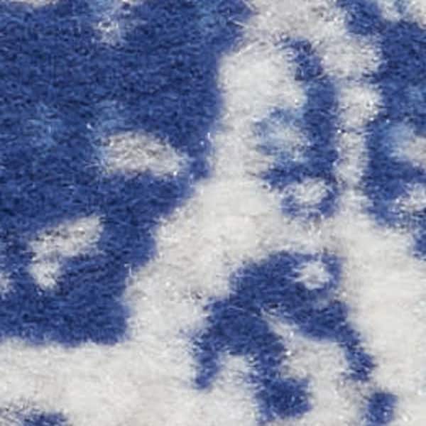 2 ft. x 8 ft. White Geometric Washable Area Rug Runner Rug