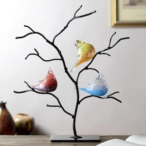 AG Bird Trio on Tree Decorative Figurine