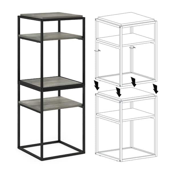 Furinno Moretti 21.9 in. French Oak Grey Modern Lifestyle 2