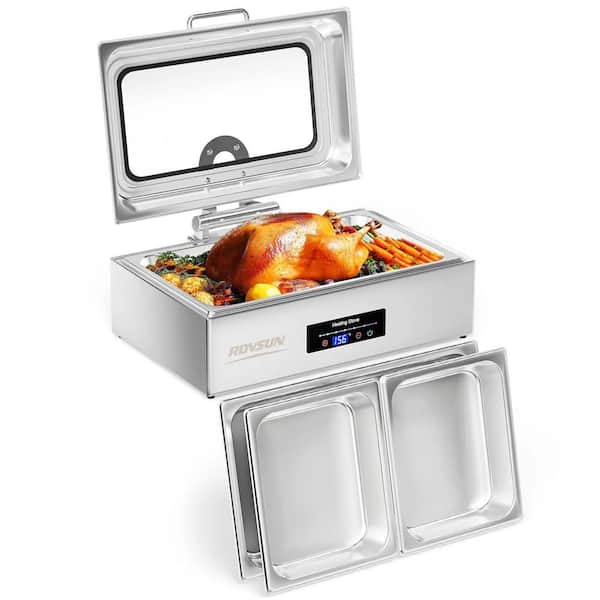 Karl home 9 qt. Electric Chafing Dishes with Temperature Control and Glass Window