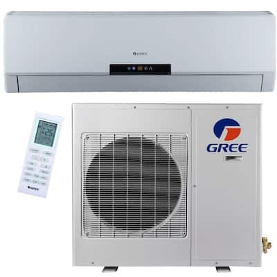 Premium Efficiency 12,000 BTU 1 Ton Ductless Mini Split Air Conditioner with Heat, Inverter and Remote - 208-230V/60Hz